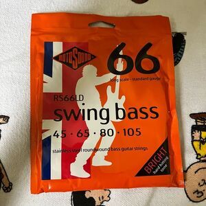 Rotosound RS66LD Swing Bass 66 Stainless Steel Roundwound Bass Guitar Strings Lo